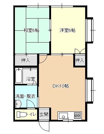 光ハイツの間取り図