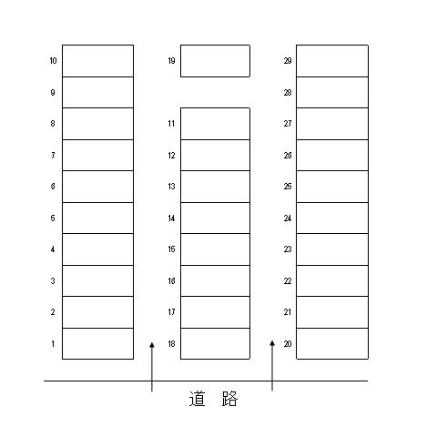 相生町善甫パーキングの間取り図