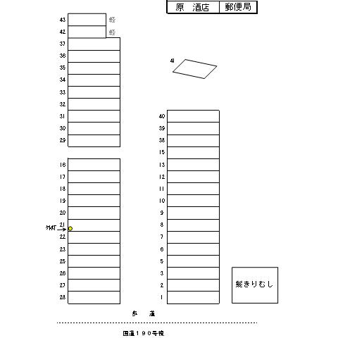 西本町忠和パーキングの間取り図