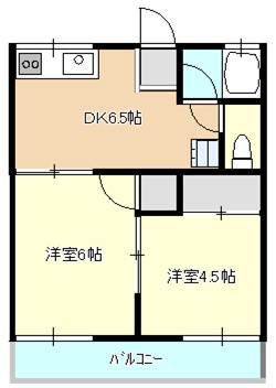 藤本ハイツの間取り図