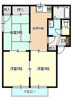 リッシュくすのきの間取り図