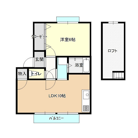 ビバライフ千代町の間取り図