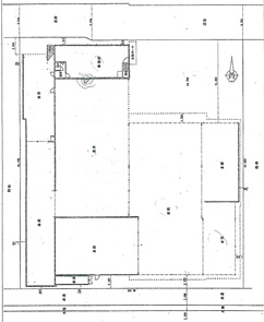 妻崎開作　貸事務所・倉庫の間取り図