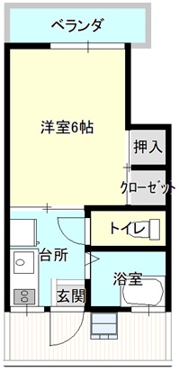 トキワ台ハイツの間取り図