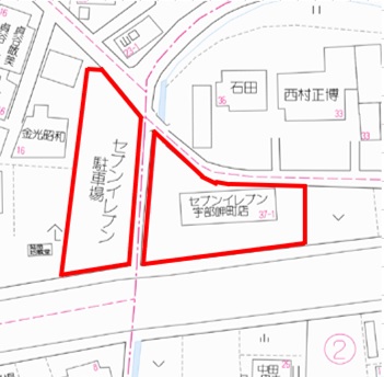 岬町2丁目　貸土地の間取り図