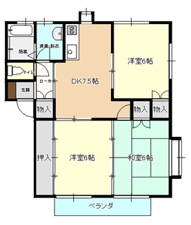 メゾンフォレスト　Bの間取り図