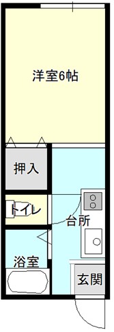 サンシティ奈菜の間取り図