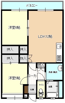 エポックミハルの間取り図