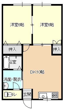 光ハイツの間取り図