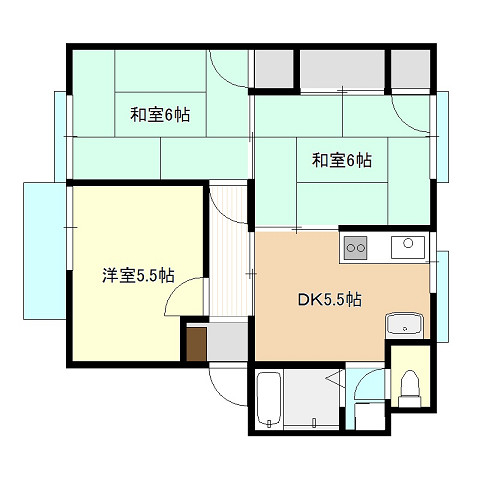 ビバライフ風呂ヶ迫Cの間取り図