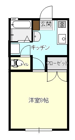 クォーツヴィラの間取り図