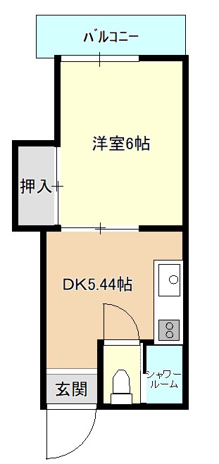 ハイツ樋の口の間取り図