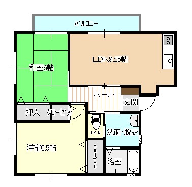 メゾンクラタの間取り図