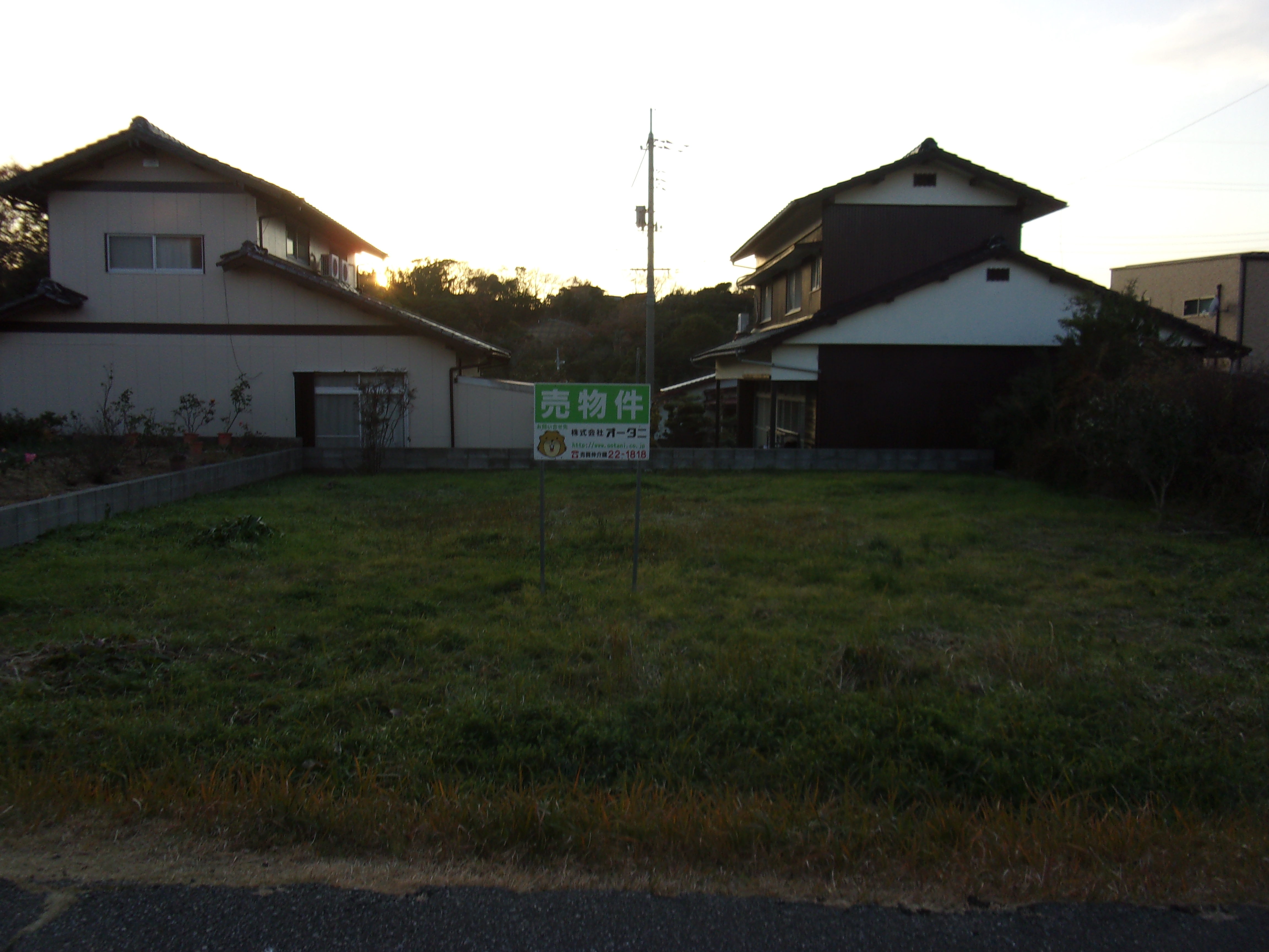 今村北一丁目　売地の外観