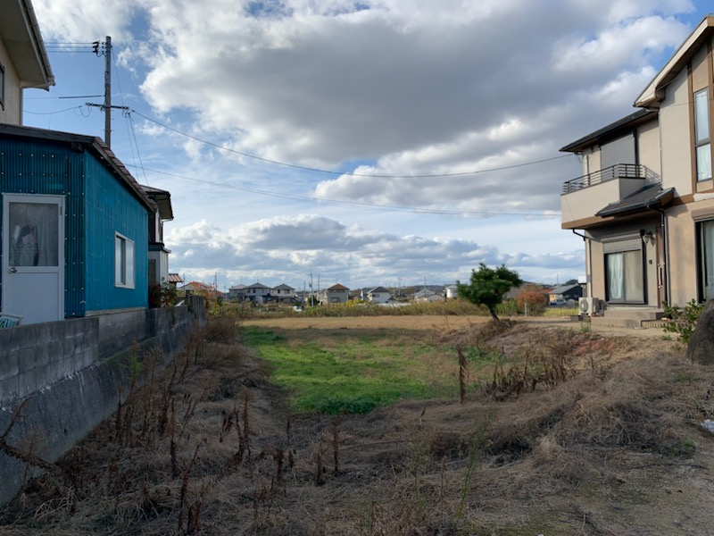 西岐波　売地の外観