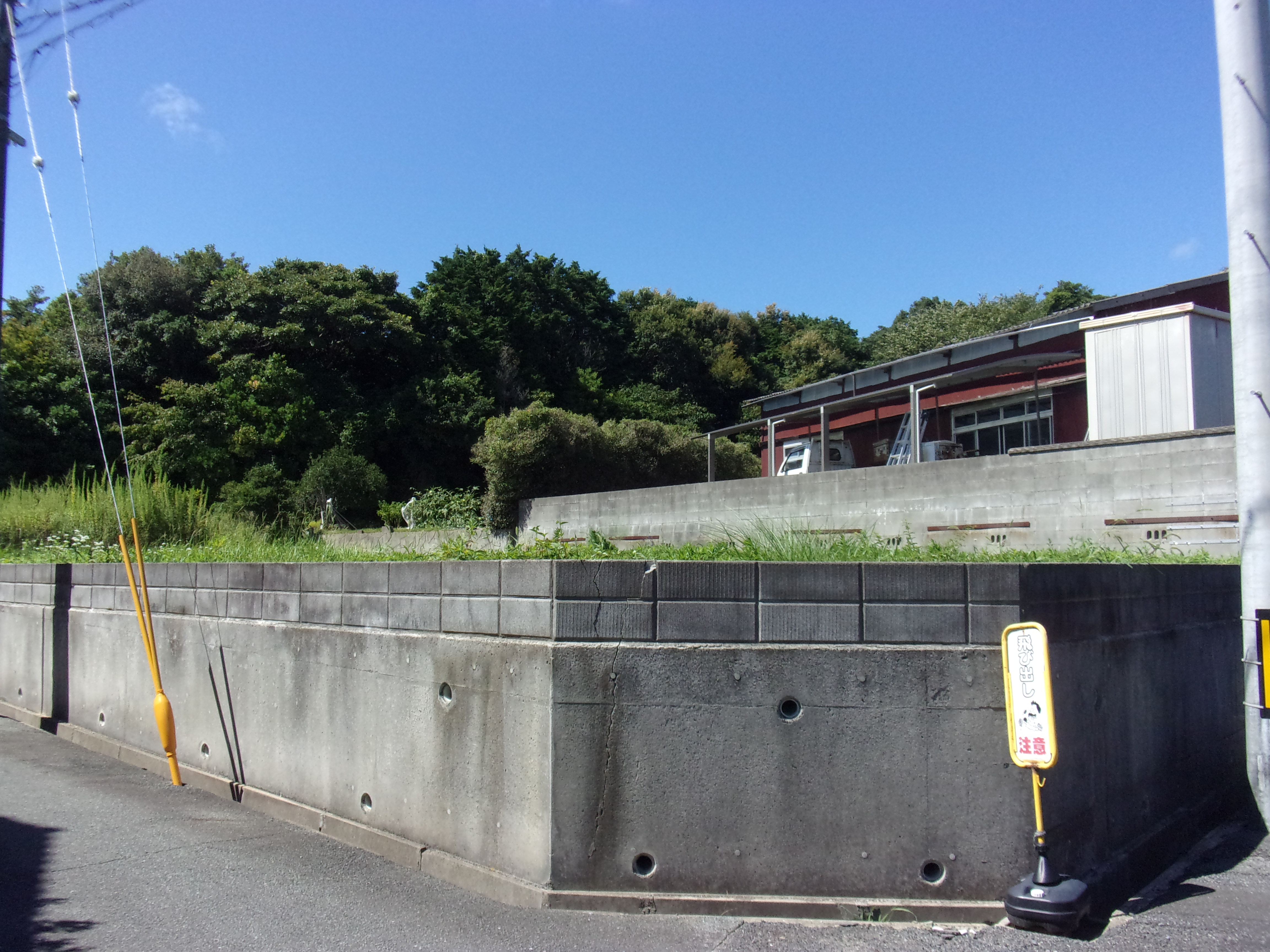 西岐波　売地の外観