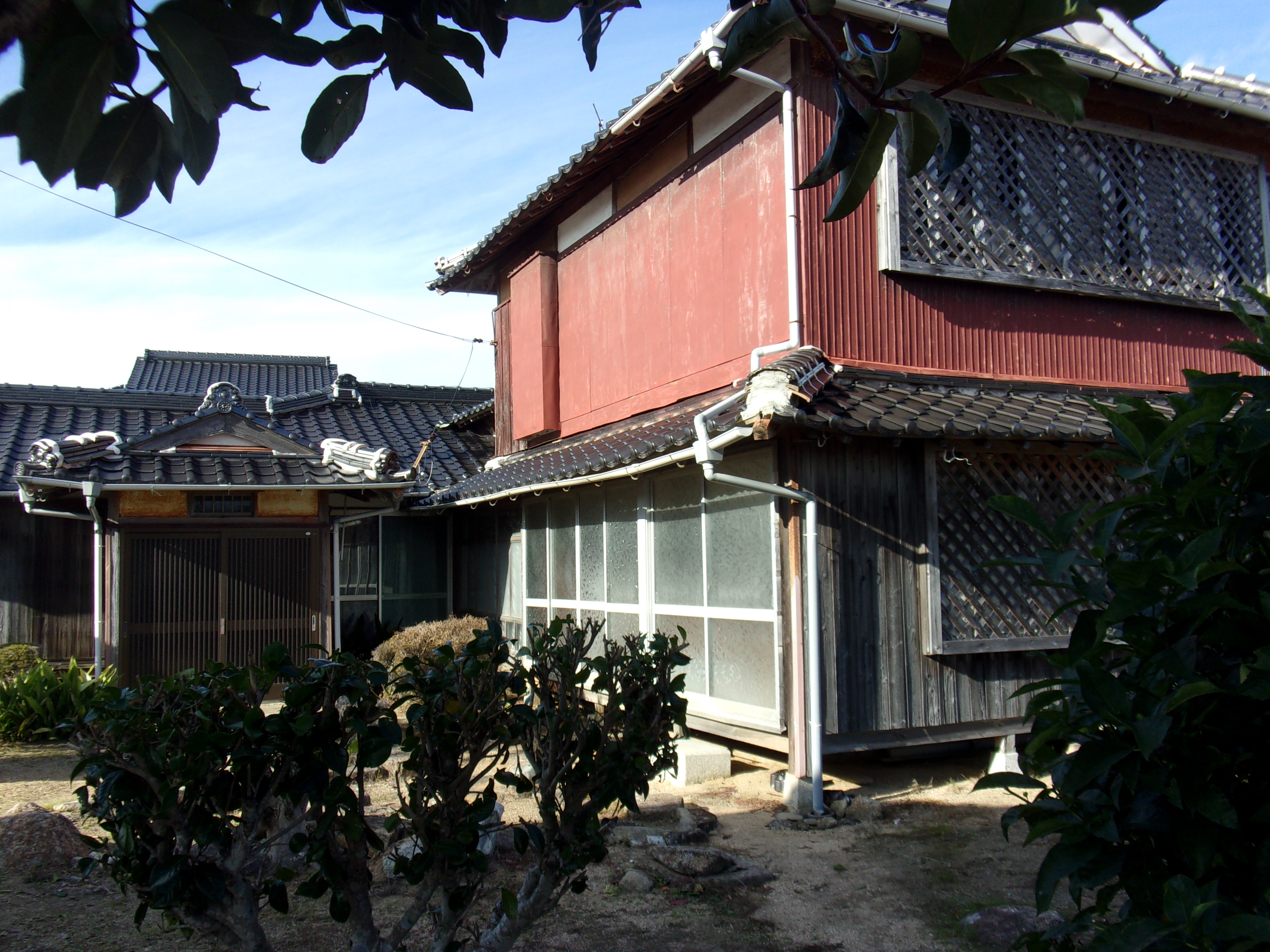 東岐波　売地　古家付現況渡しの外観