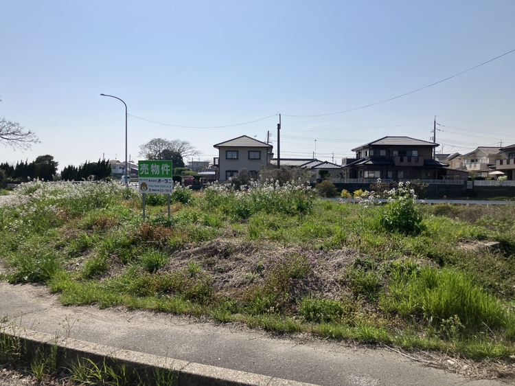 西岐波　売地の外観