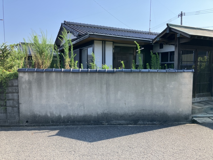 東須恵　売地　古家付現況渡しの外観